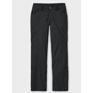 NWT Duluth Trading Women Dry on the Fly Hiking Cargo Pant Boot Black PLUS 26x33‎